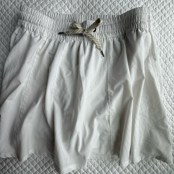 Vuori Clementine Skort White Size L Athletic Tennis Running Skirt - Picture 5 of 12